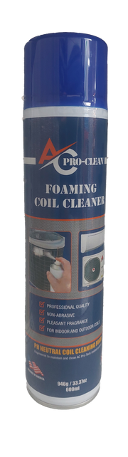 AC Pro-Clean No rinse foaming HVAC coil cleaner