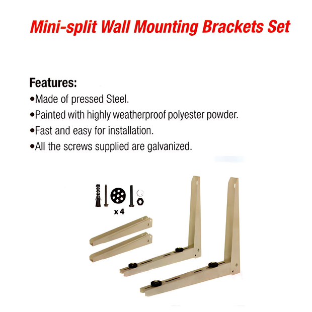 EVW F017-C Wall Brackets ( Screws )