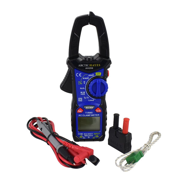 Arctic Hayes Digital Clamp Meter With Temperature Function